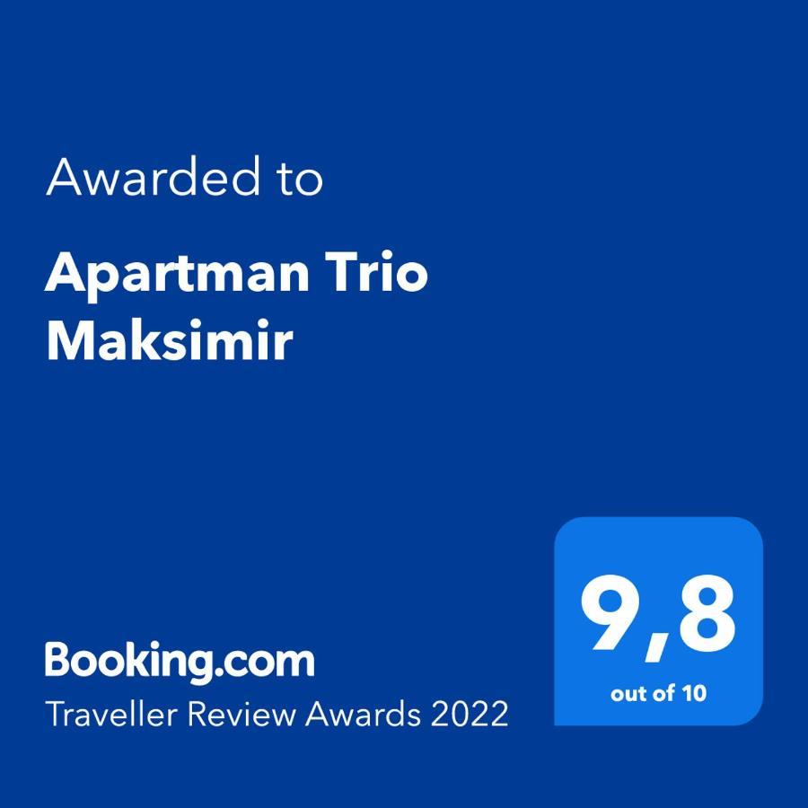 Apartman Trio Maksimir Zagabria Esterno foto